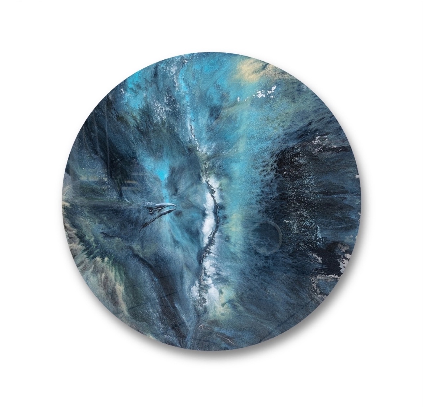 Kunstobjekt Rabe von Irina Gerhardt