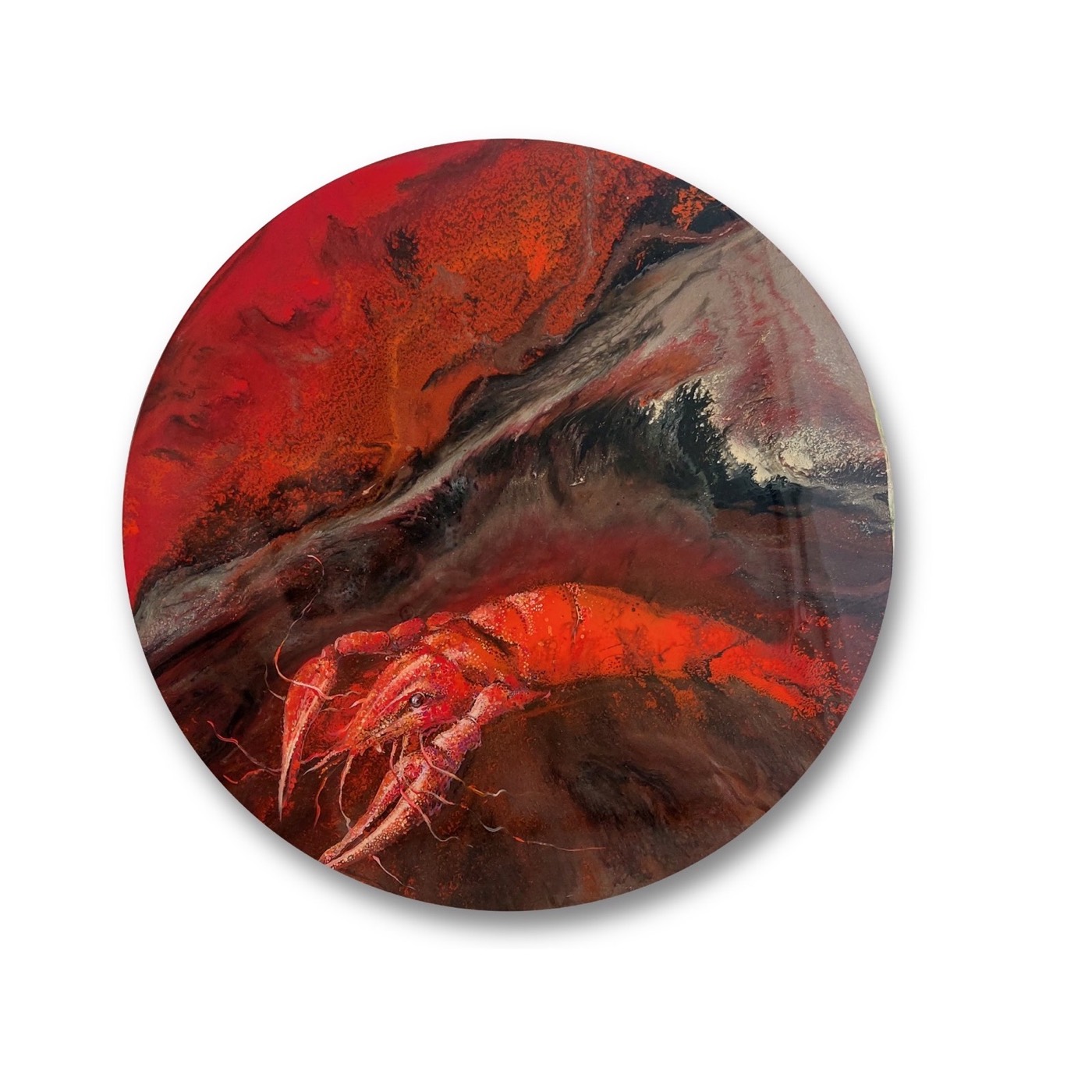 Kunstobjekt Der Krebs - Tiefe & Transformation von Irina Gerhardt